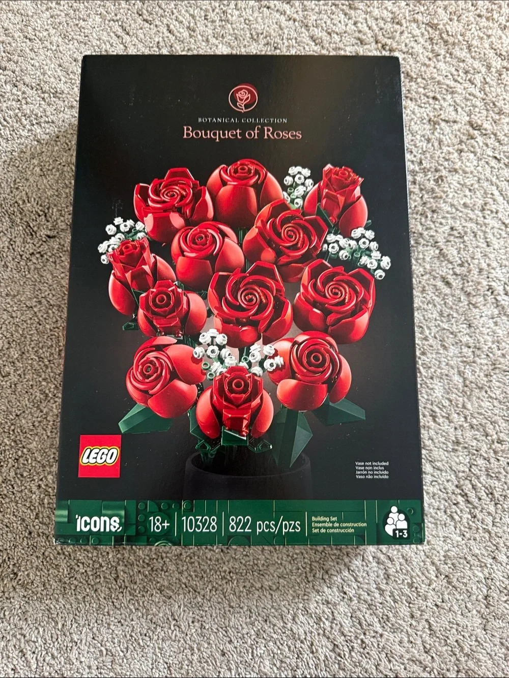 Bouquet of Roses Lego Set